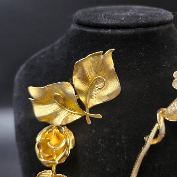 Vintage Floral Brooch Lot (Cora, Angel, Unsigned) - Picture 5 of 8